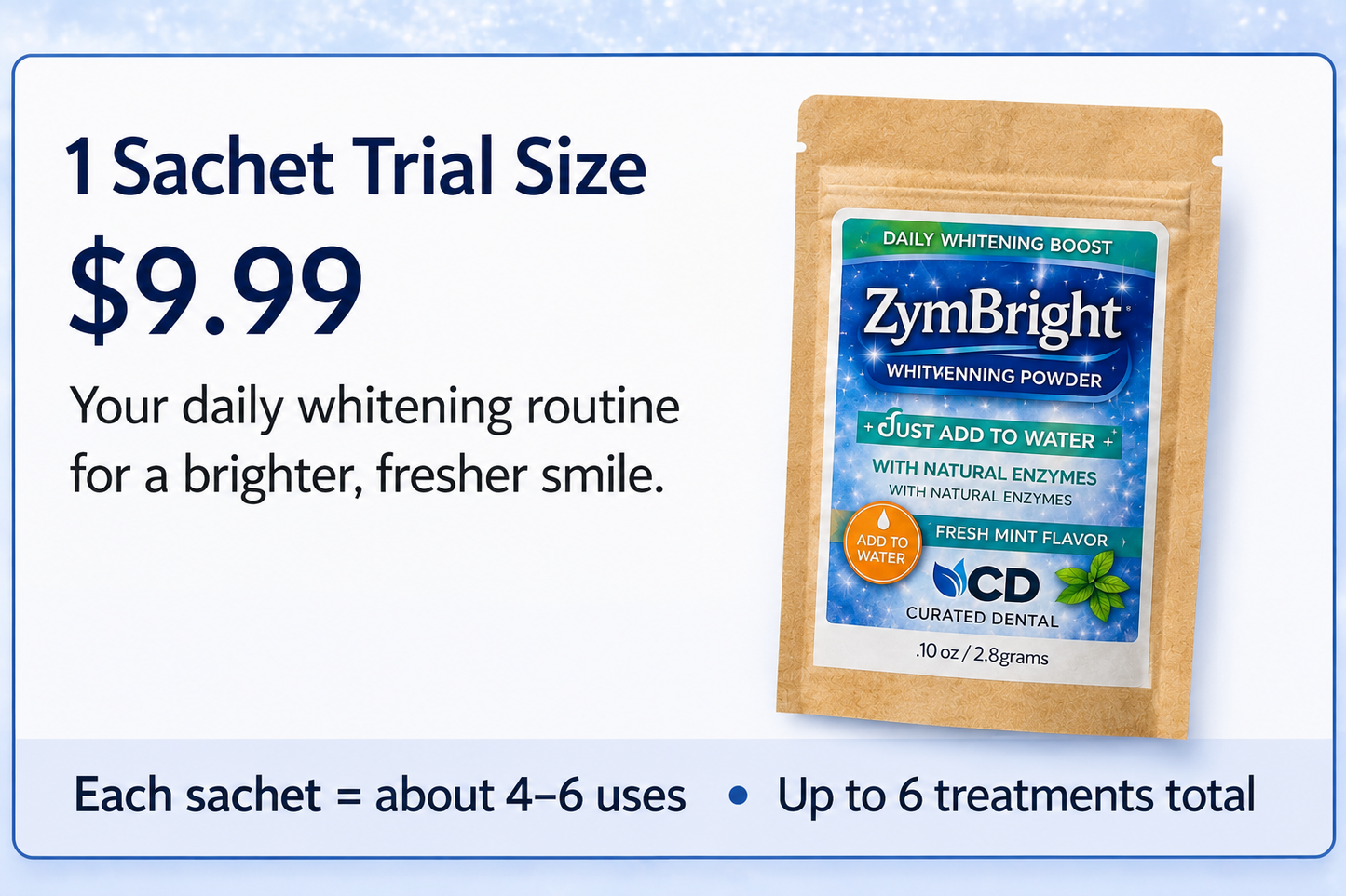 ✨🦷 ZymBright™ Enzyme Whitening Powder — Daily Whitening Solution 🌿♻️ 🚀 Available Today!