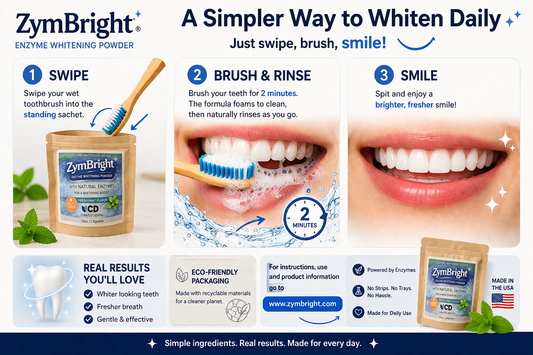 ZymBright™ Enzyme Whitening Powder | By Robin Creations | By Robin Creations