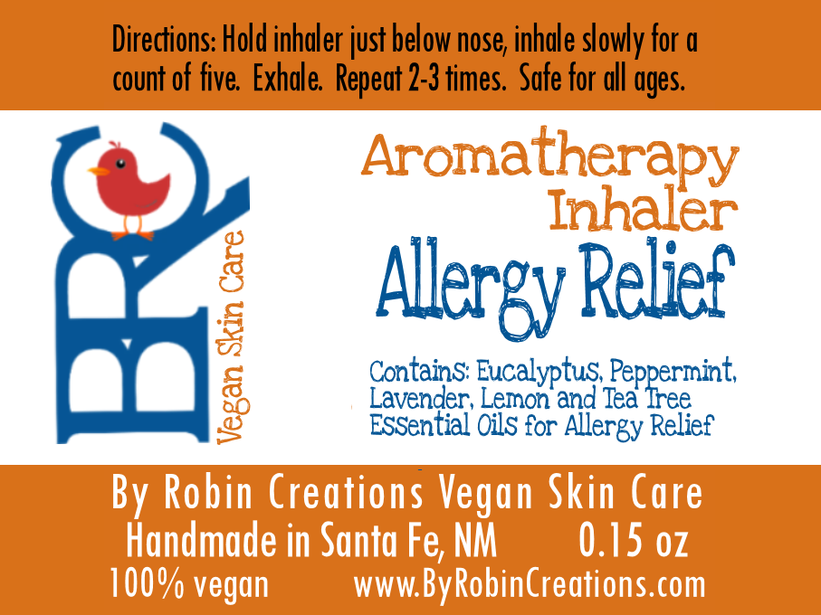 Allergy Relief Aromatherapy Inhaler | By Robin Creations 
