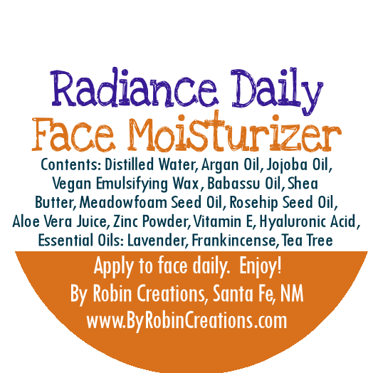 Radiance Anti-Aging Daily SPF30 Moisturizer | By Robin Creations 