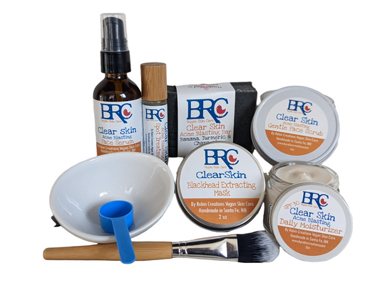  Clear Skin Ultimate Healing Facial Bundle w/ Blackhead Mask & Free Healing Cleansing Bar | By Robin Creations