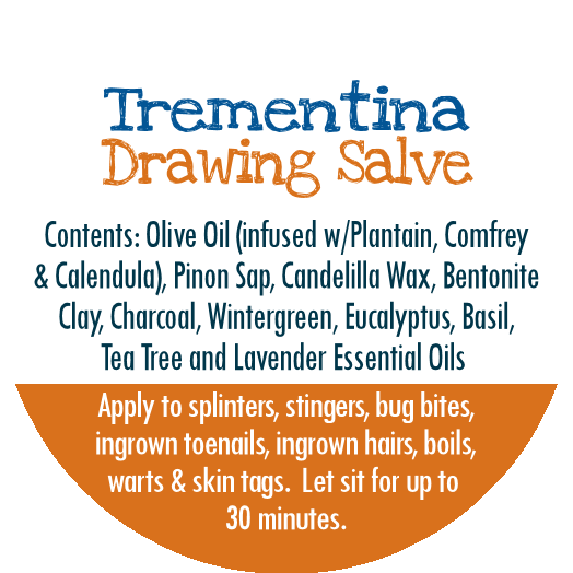Trementina Pinon Sap Drawing Salve