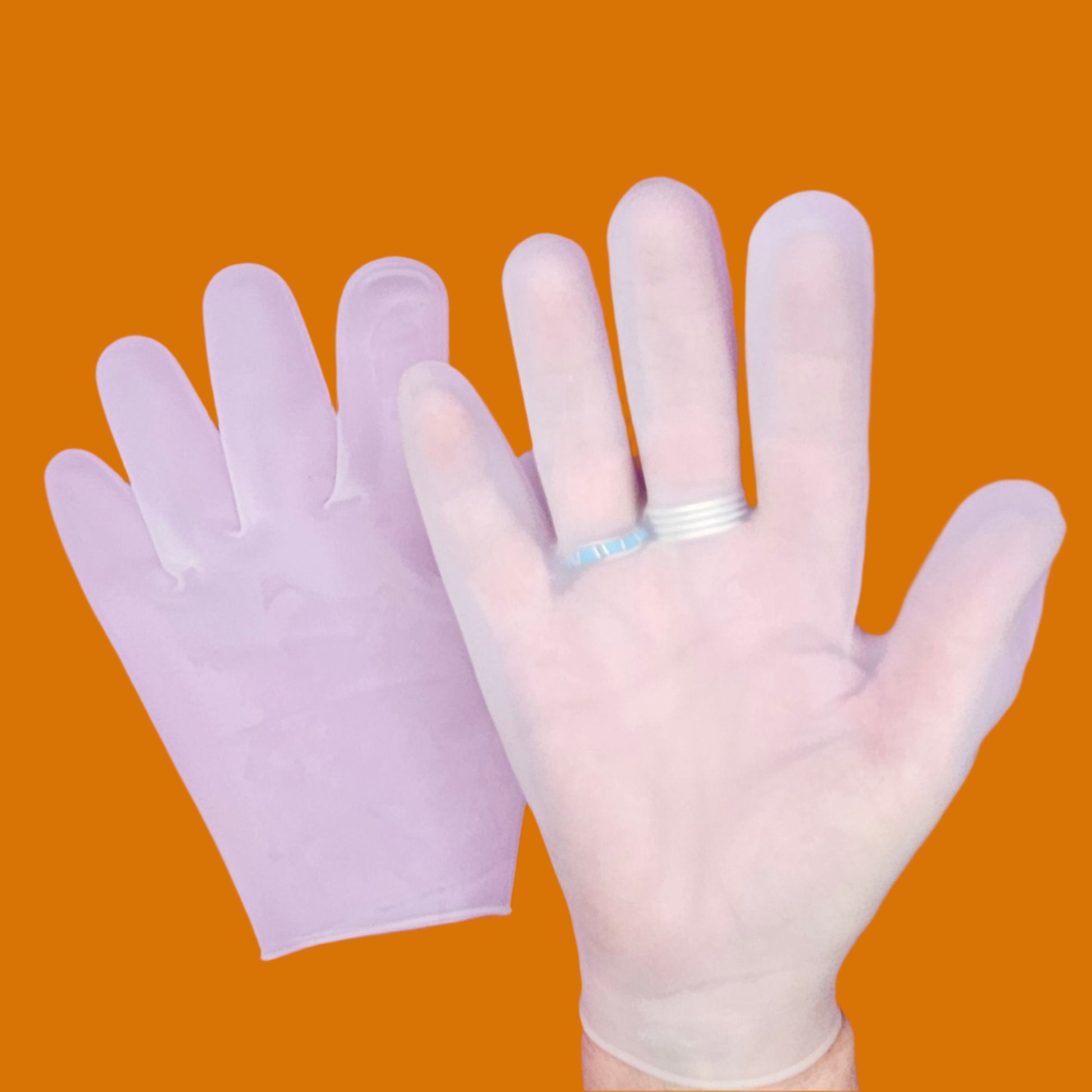 New! Silicone Gel Moisturizing Gloves for Dry, Cracked Fingers