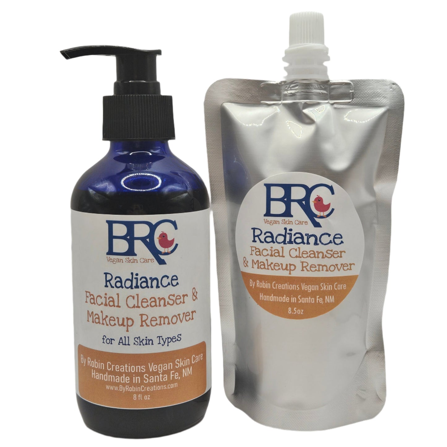 Radiance Facial Cleanser & Makeup Remover Pads for All Skin Types