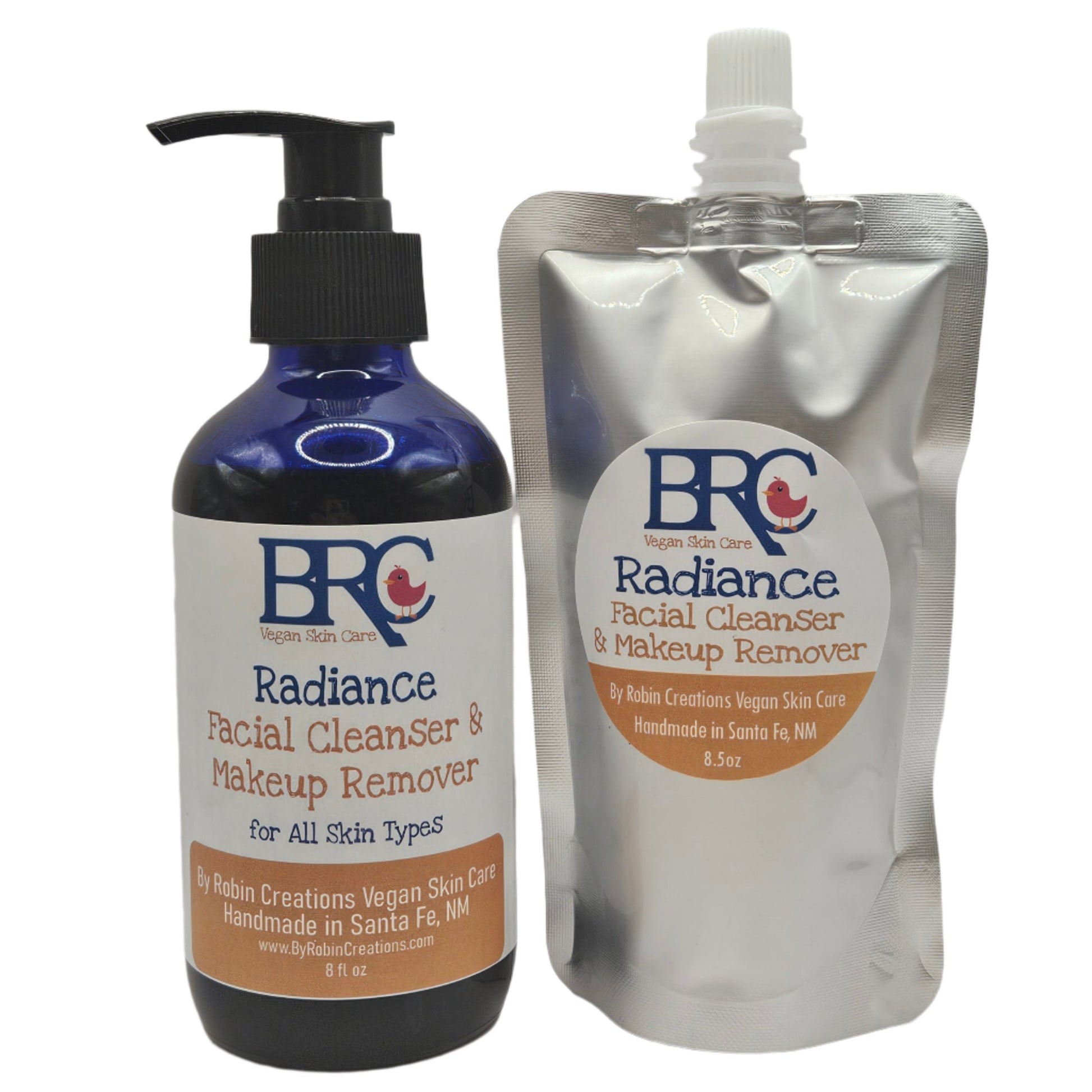 Radiance Facial Cleanser & Makeup Remover Pads for All Skin Types | By Robin Creations 