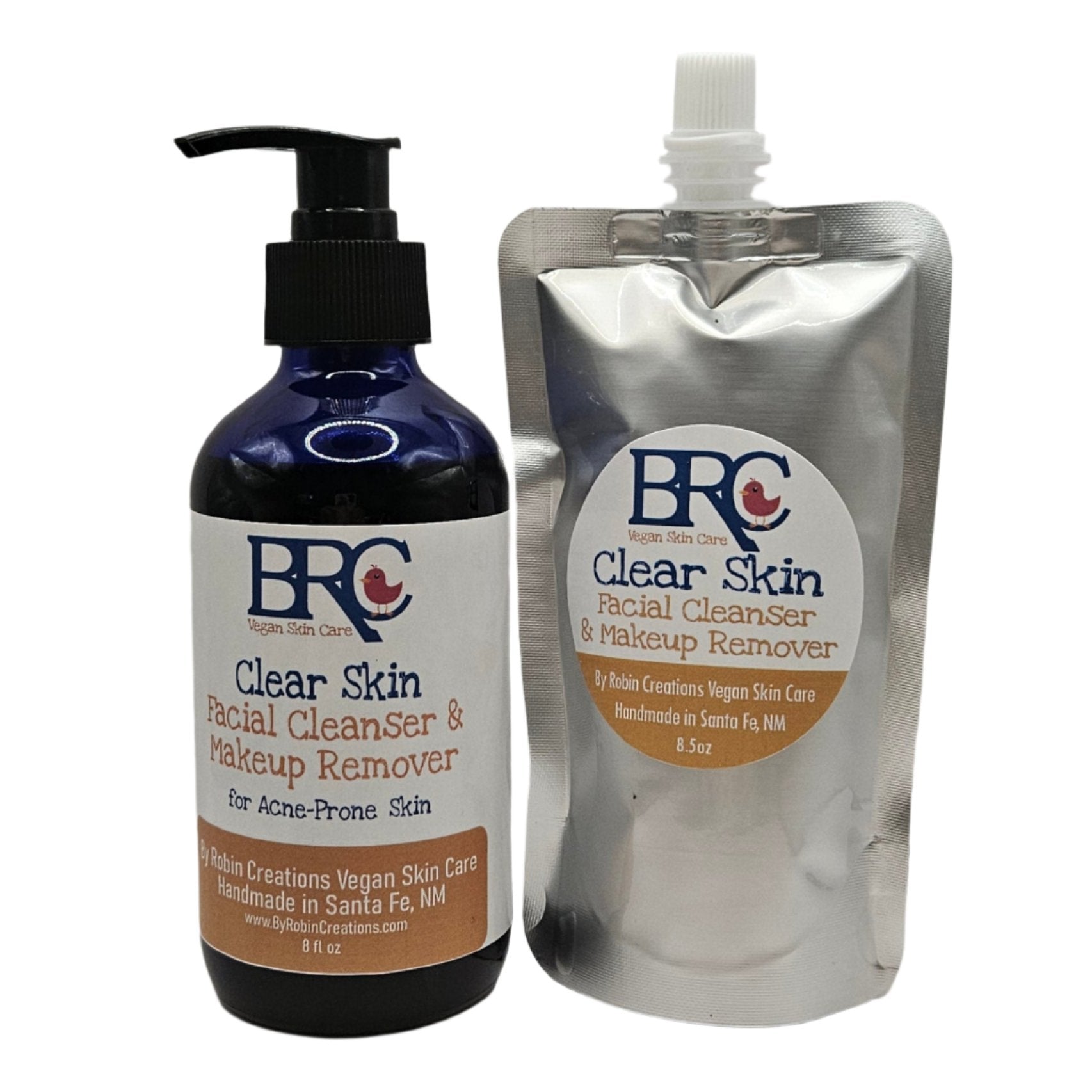 Clear Skin Facial Cleanser & Makeup Remover Pads for Acne-Prone Skin