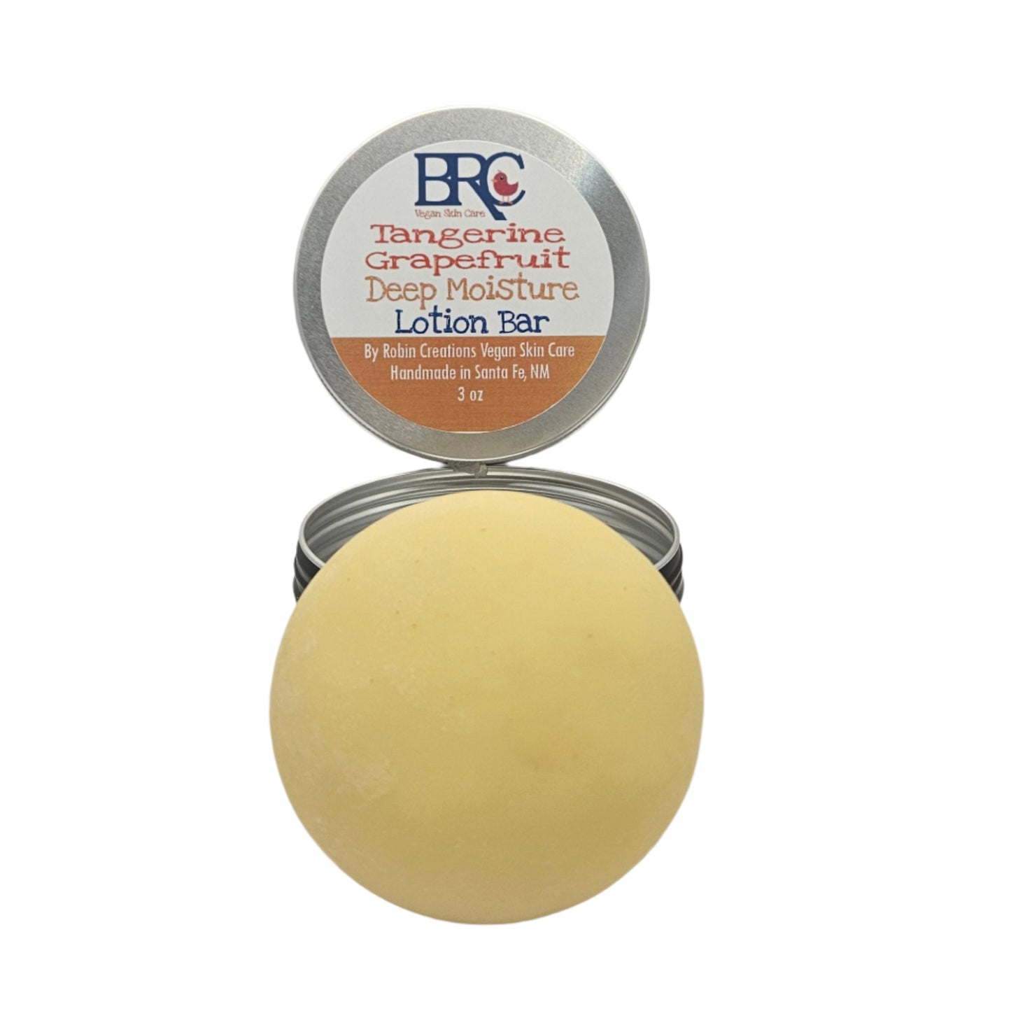 Last Chance! Tangerine Grapefruit Deep Moisture Zero Waste Solid Lotion Bar