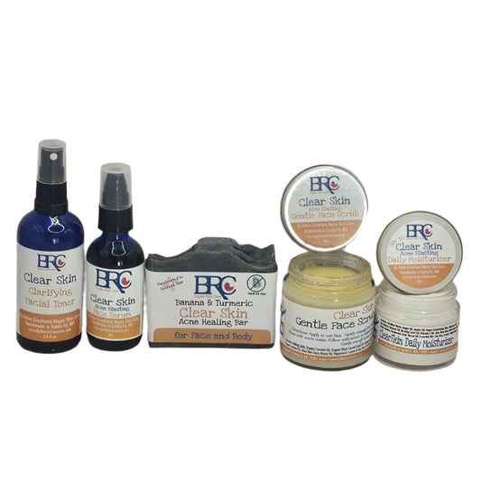  Clear Skin Deluxe Acne Healing Facial Bundle w/ Free Healing Cleansing Bar | By Robin Creations