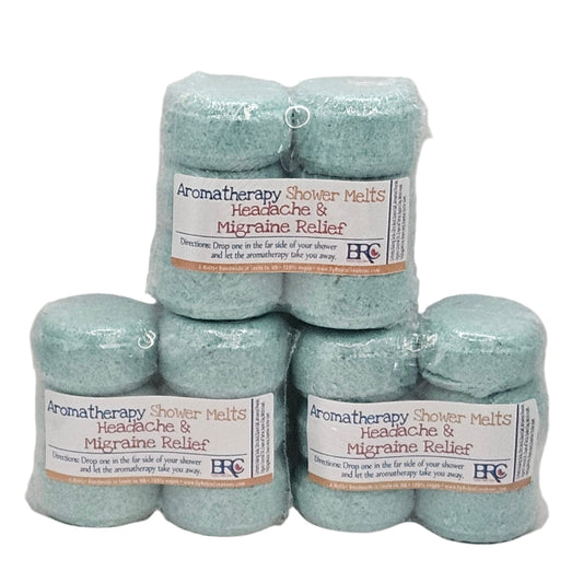  New! Headache & Migraine Relief Aroma-Therapy Shower Melts | By Robin Creations | By Robin Creations