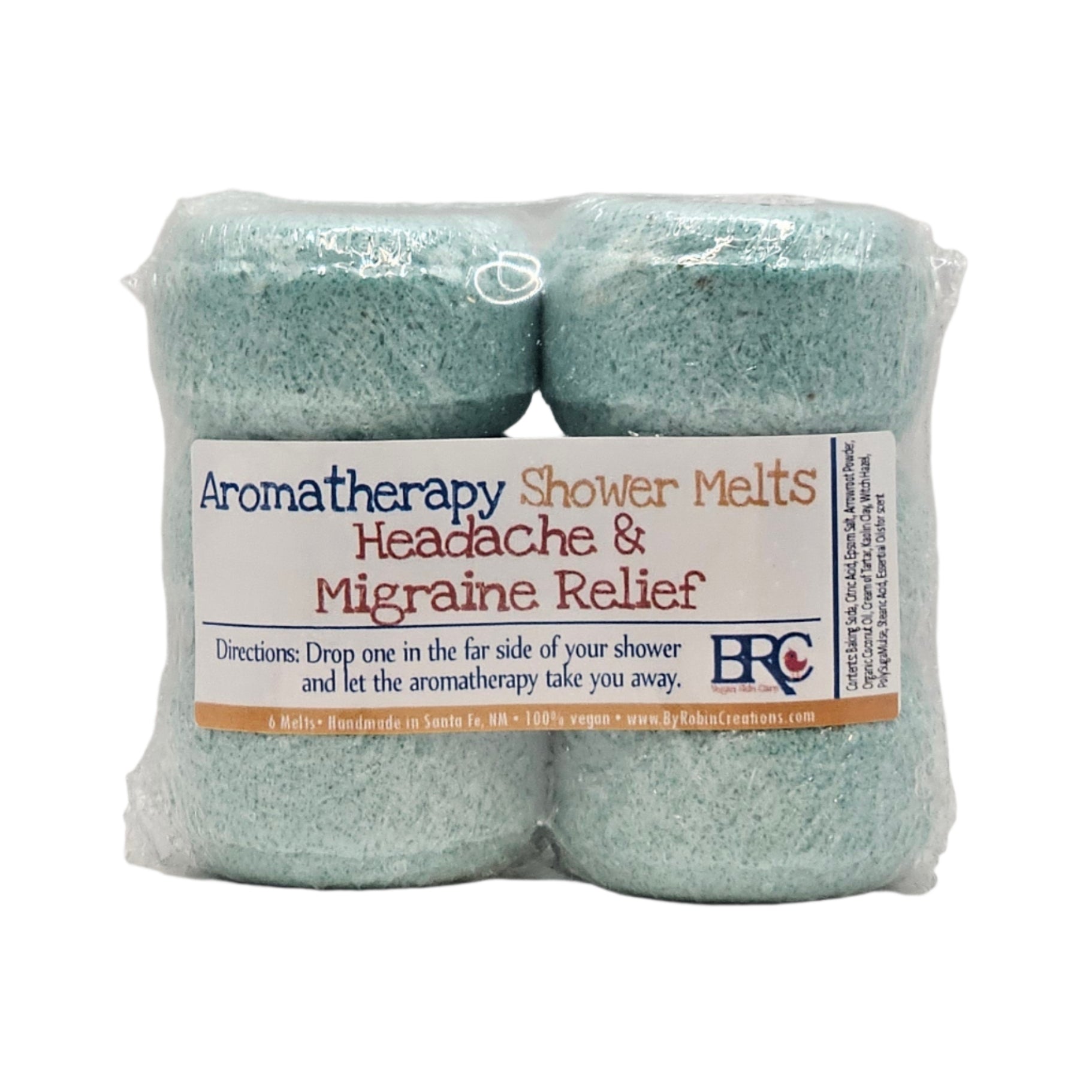 New! Ultimate Headache & Migraine Ease Aromatherapy Gift Set - with Shower Melts OR a Bath Fizzy! | By Robin Creations 