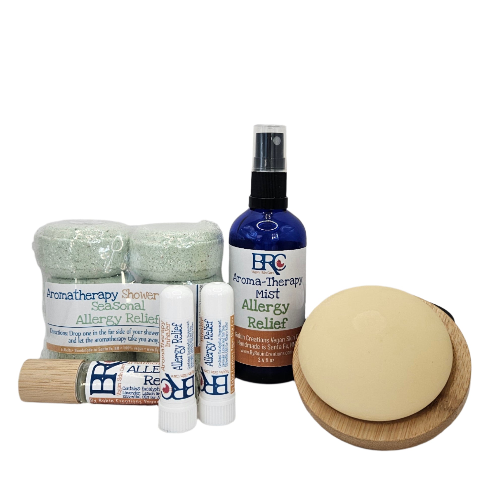 New! Ultimate Allergy Relief Aromatherapy Gift Set - with Shower Melts OR a Bath Fizzy! | By Robin Creations 