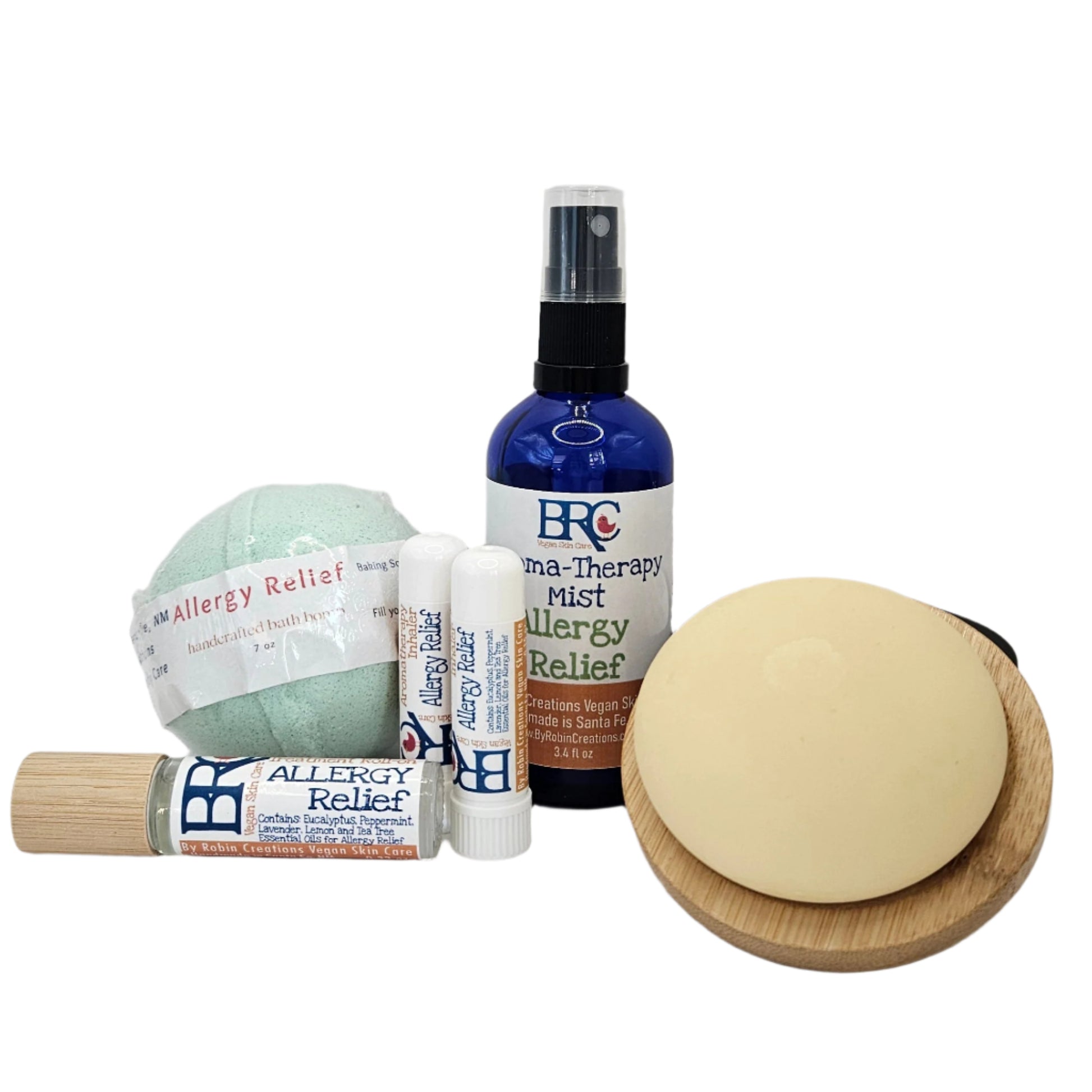 New! Ultimate Allergy Relief Aromatherapy Gift Set - with Shower Melts OR a Bath Fizzy! | By Robin Creations 