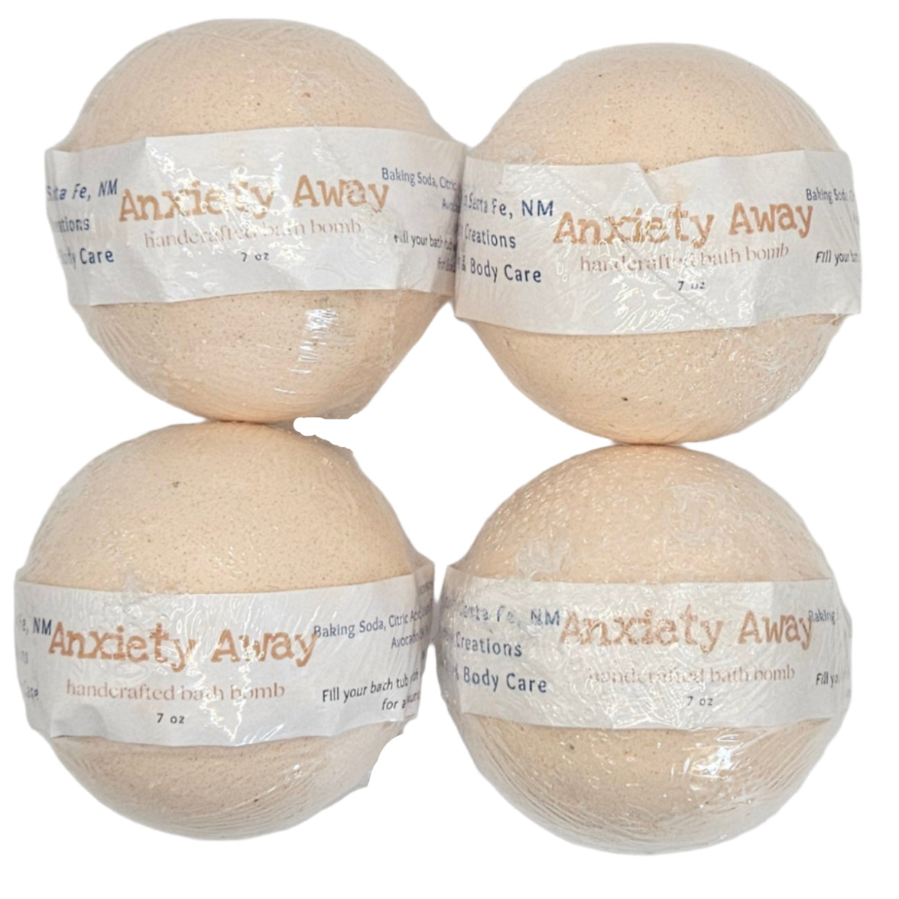 Stress and Anxiety Relief Bath Fizzies (Bombs)