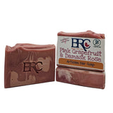 Pink Grapefruit & Damask Rose Natural Artisan Bar Soap