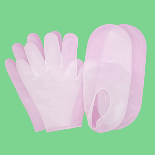 New! Silicone Gel Moisturizing Socks & Gloves Set for Healing Cracked Hands & Feet | By Robin Creations | By Robin Creations