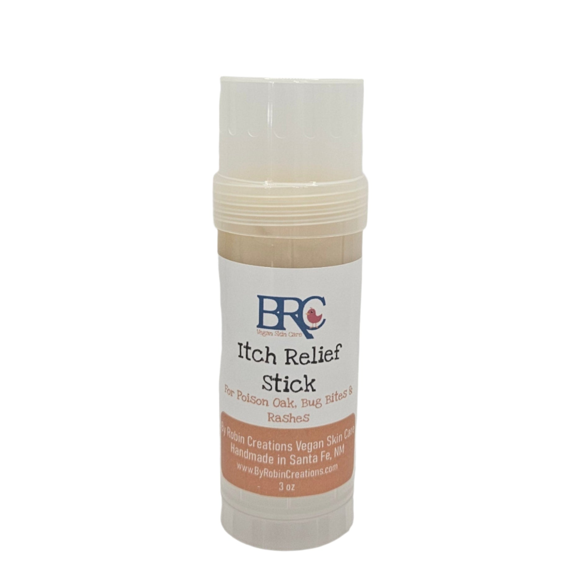 Bug Bite & Rash Itch Relief Stick - Plastic Tube | By Robin Creations 