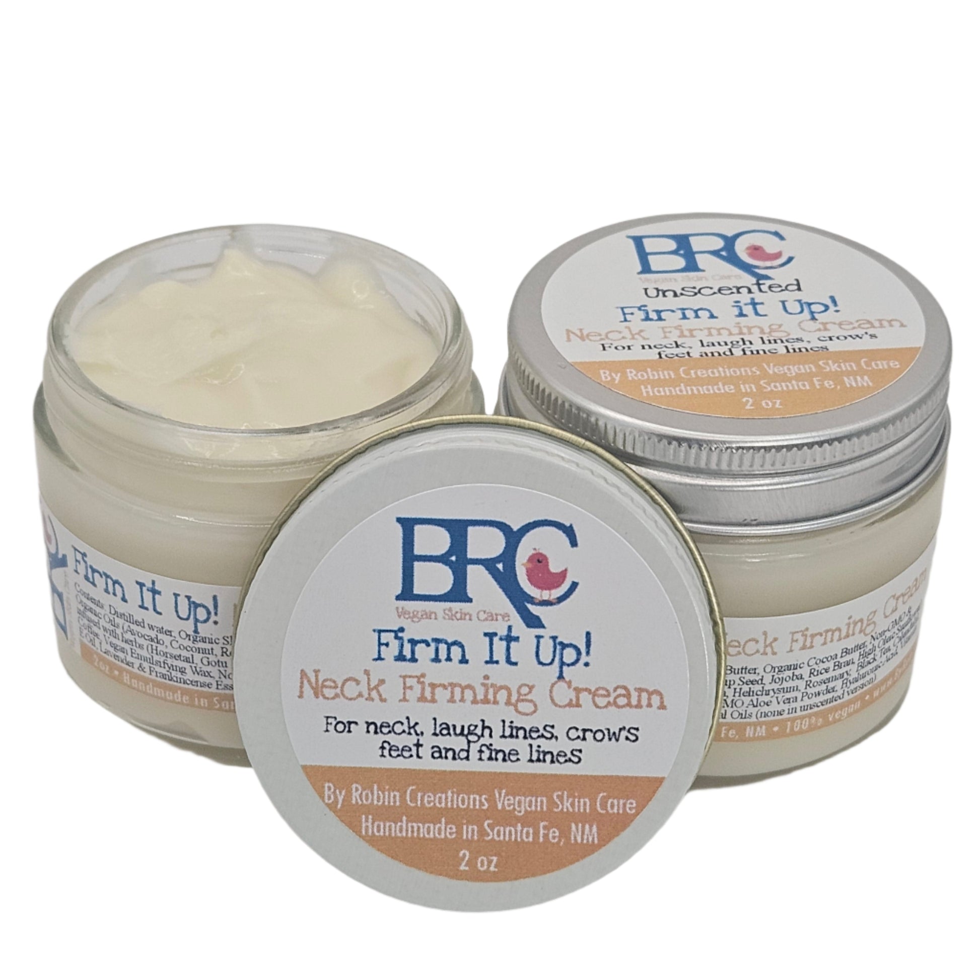 New! Firm It Up! Intense Firming Cream for Neck, Chest, Laugh Lines & Crow's Feet | By Robin Creations 