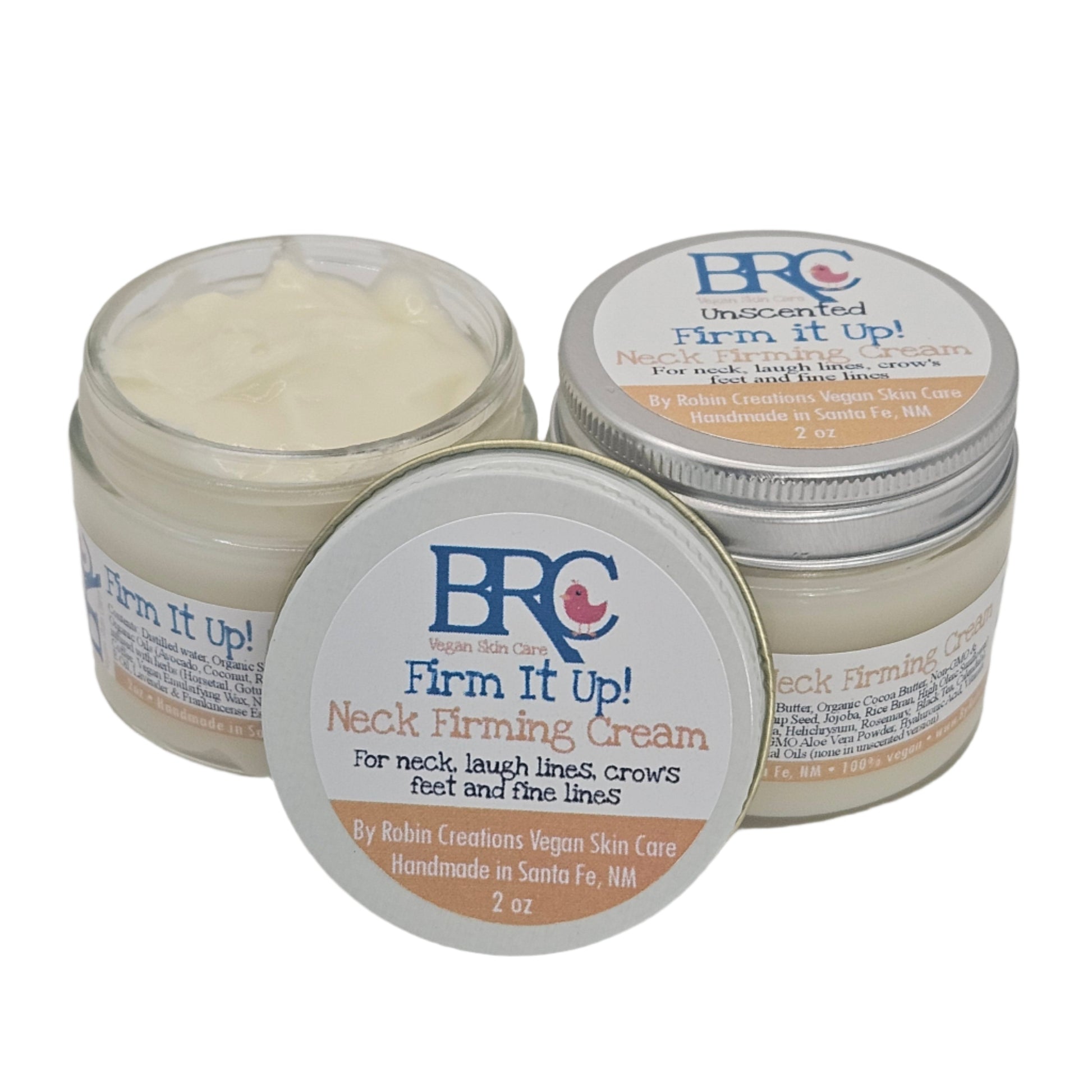 New! Firm It Up! Intense Firming Cream for Neck, Chest, Laugh Lines & Crow's Feet | By Robin Creations 