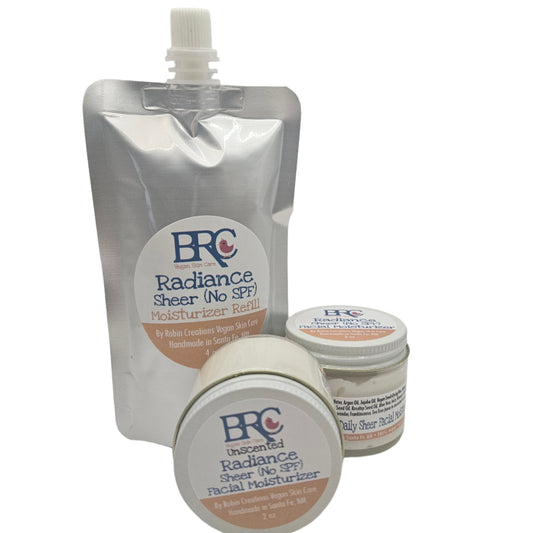  New! Radiance Sheer (No SPF) Daily Anti-Aging Daily Facial Moisturizer | By Robin Creations