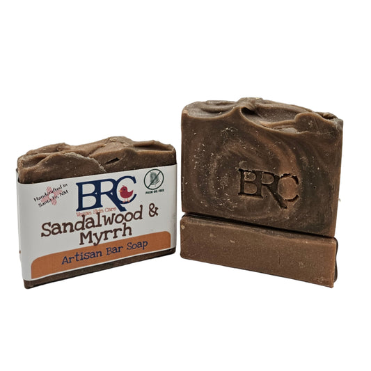  New! Fall Blend: Sandalwood & Myrrh Natural Artisan Bar Soap | By Robin Creations