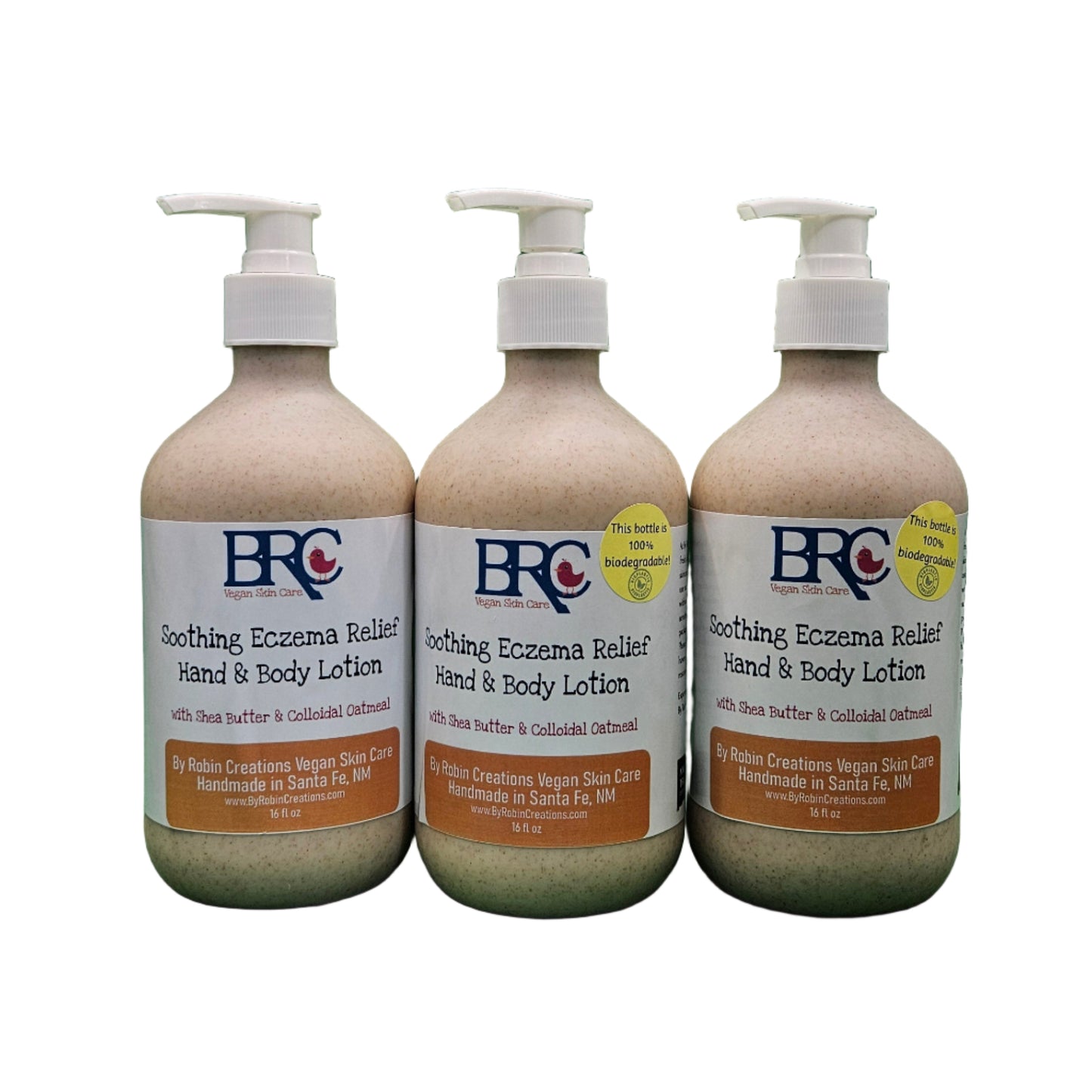 New! Eczema Relief Hand & Body Lotion - Now in a 100% Biodegradable Bottle!