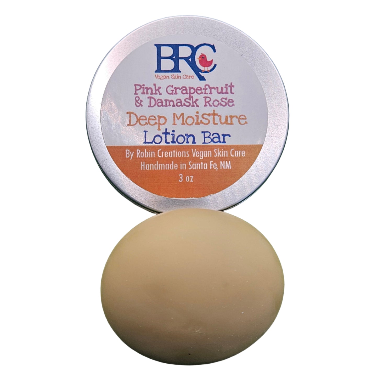Last Chance! Grapefruit & Rose Deep Moisture Zero Waste Solid Lotion Bar