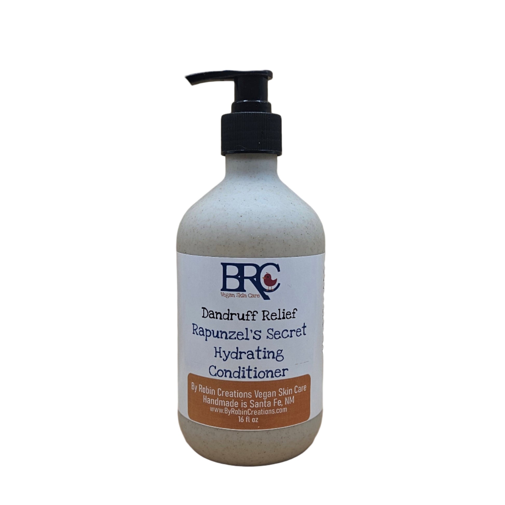 Liquid Dandruff Relief Hair Conditioner - Now in Biodegradable Pump Bottles! | By Robin Creations 