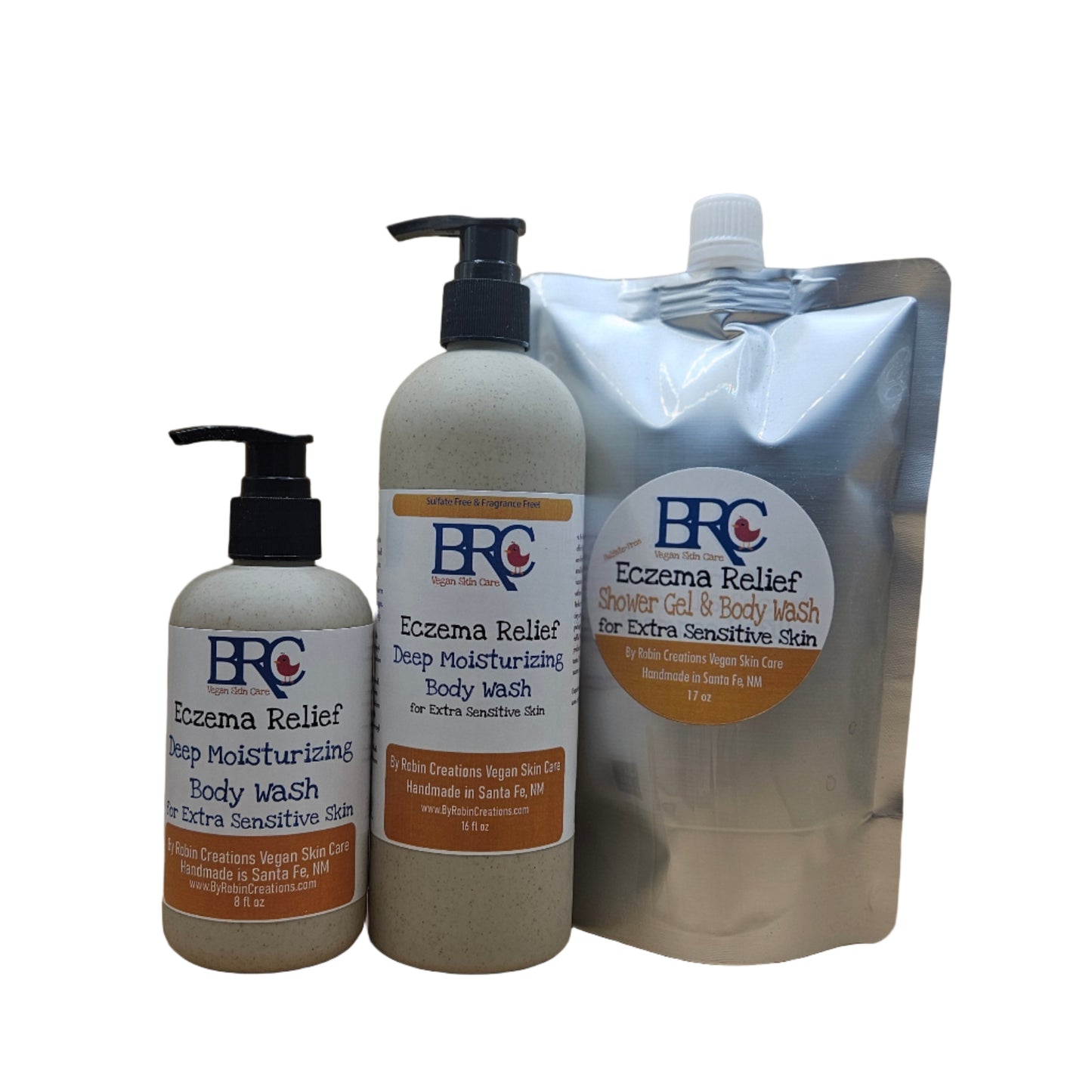Eczema Relief Gentle Moisturizing Body Wash - Now in Biodegradable Bottles!