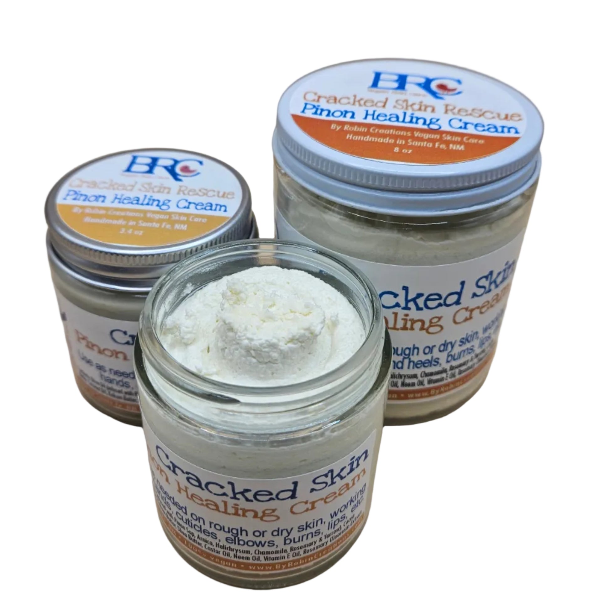 Cracked Skin Rescue Pinon Healing/Eczema Cream | By Robin Creations 