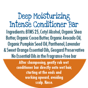 Deep, Intense Moisturizing Natural Hair Conditioner Bar