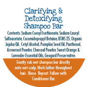 Clarifying & Detoxifying Shampoo Bar