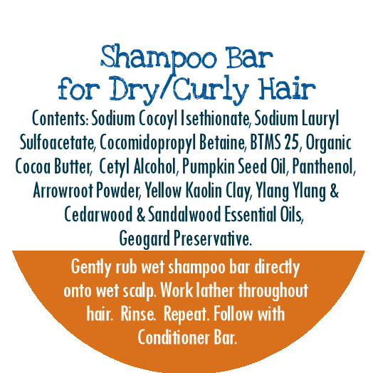 Moisturizing Shampoo Bar for Dry/Curly Hair | By Robin Creations 