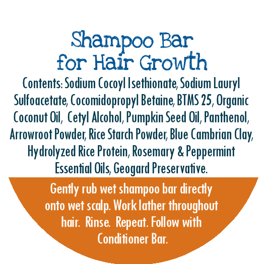 New! Hair Growth Shampoo Bar