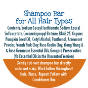 Gentle Shampoo Bar for All Hair Types