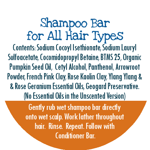 Gentle Shampoo Bar for All Hair Types | By Robin Creations 