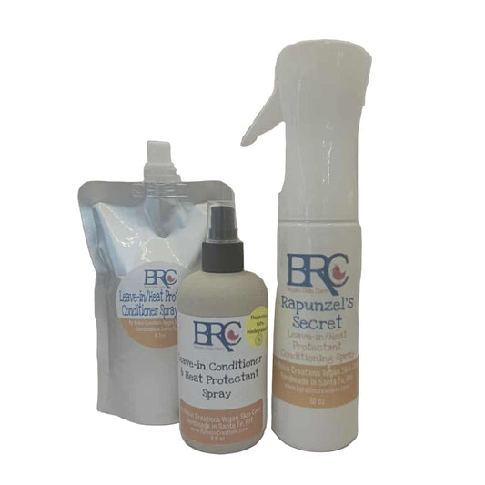  Leave In Conditioner Spray and Heat Protectant - Now available in a biodegradable bottle! | By Robin Creations