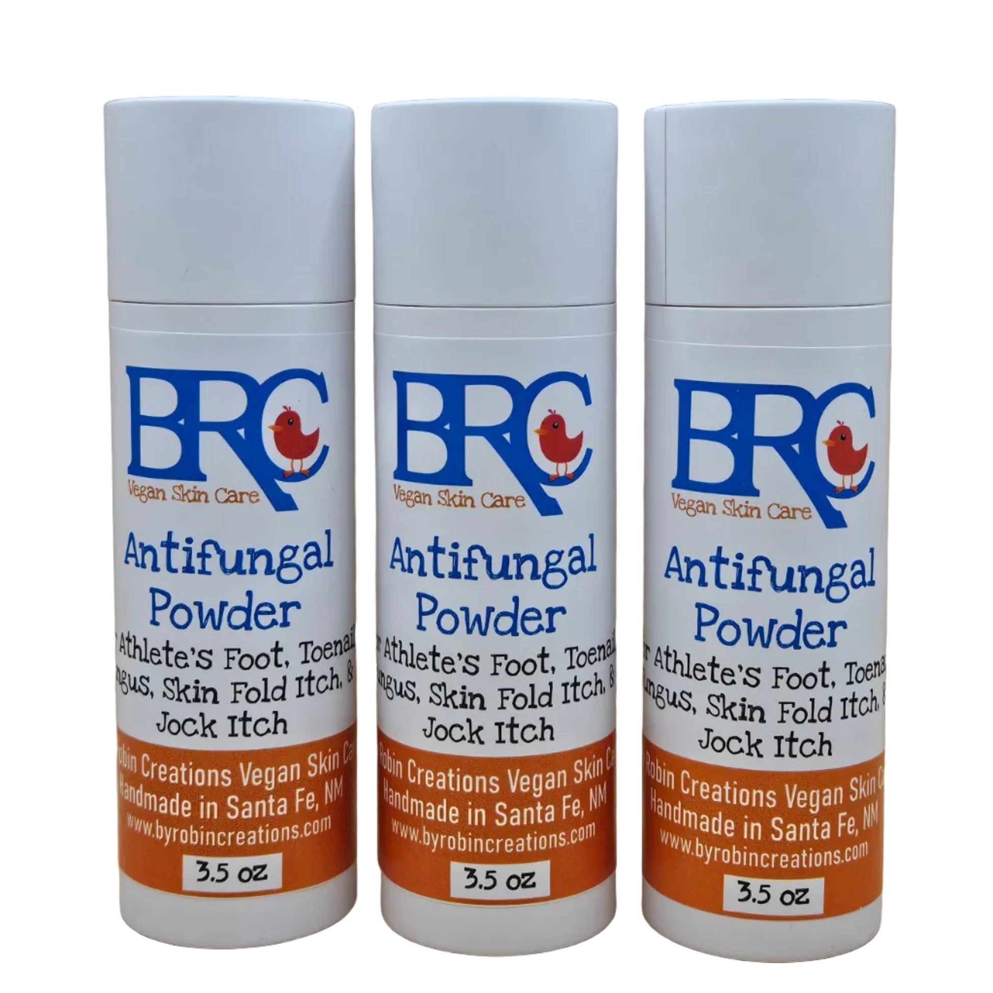 Athlete's Foot Antifungal Powder - For Feet, Toenail Fungus, Underboob, Skin Fold & Jock Itch | By Robin Creations 