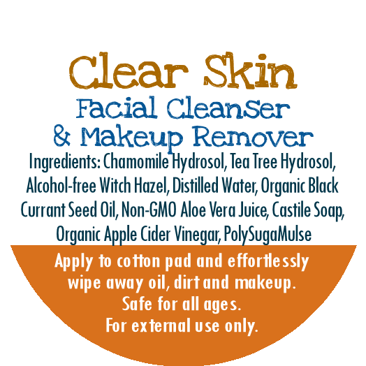 Clear Skin Facial Cleanser & Makeup Remover Pads for Acne-Prone Skin
