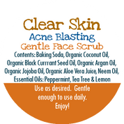 Clear Skin Gentle Acne Blasting Face Scrub
