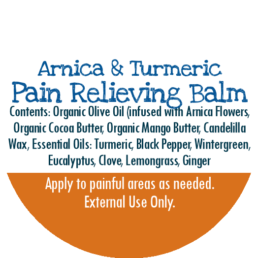 Arnica & Turmeric Pain Relieving Balm | By Robin Creations 
