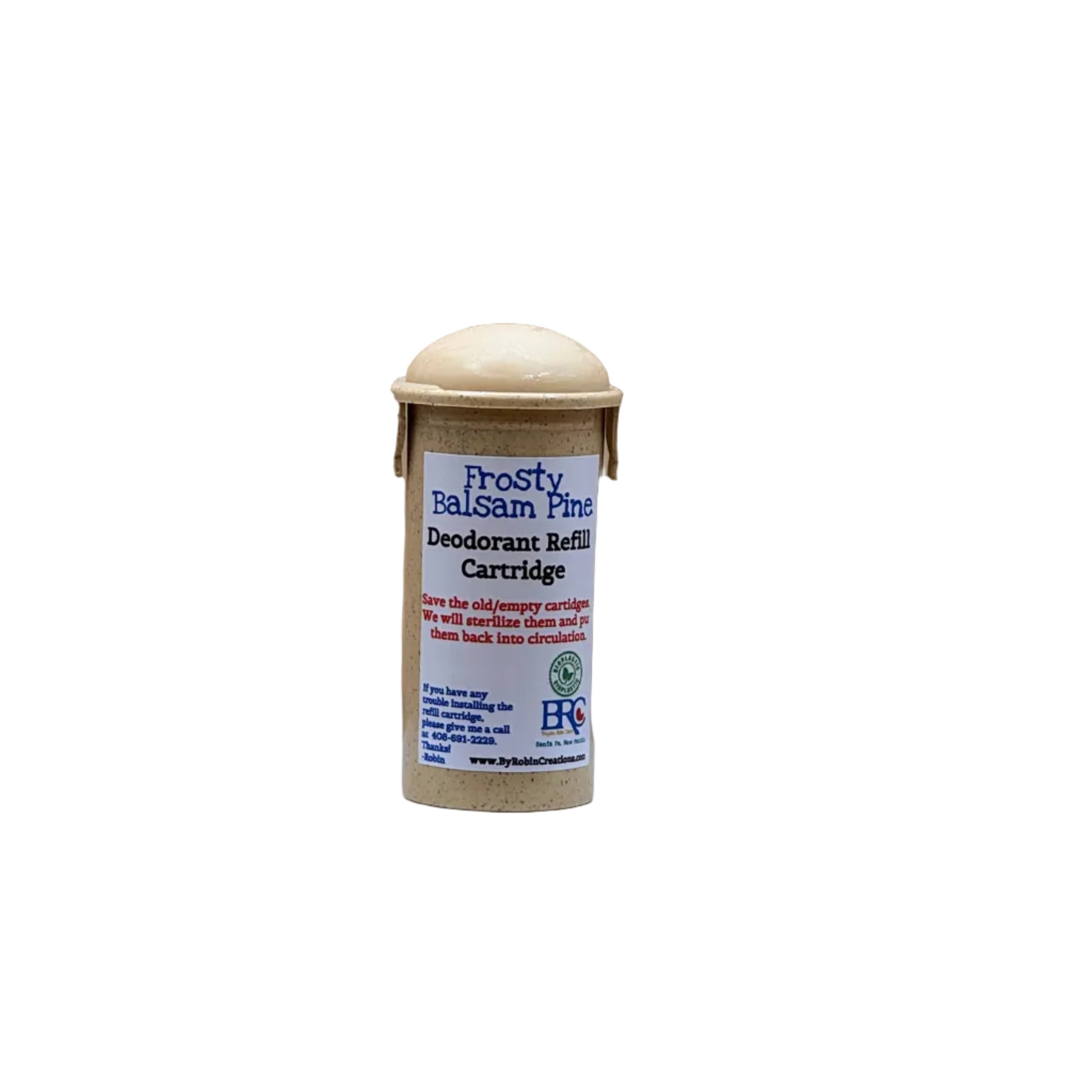 Last Chance! Balsam Pine Natural Probiotic Deodorant Stick & Refill Cartridges