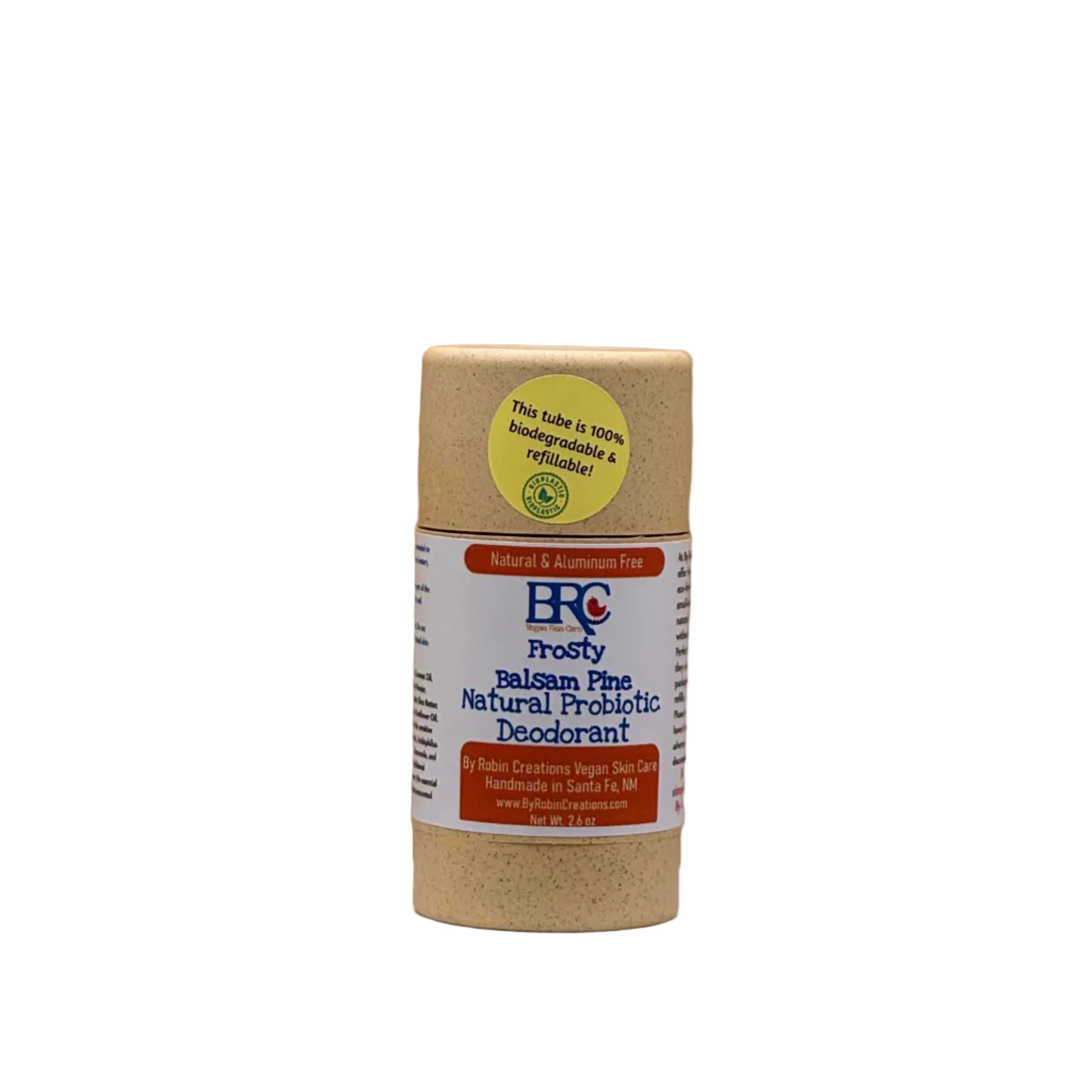 Last Chance! Balsam Pine Natural Probiotic Deodorant Stick & Refill Cartridges