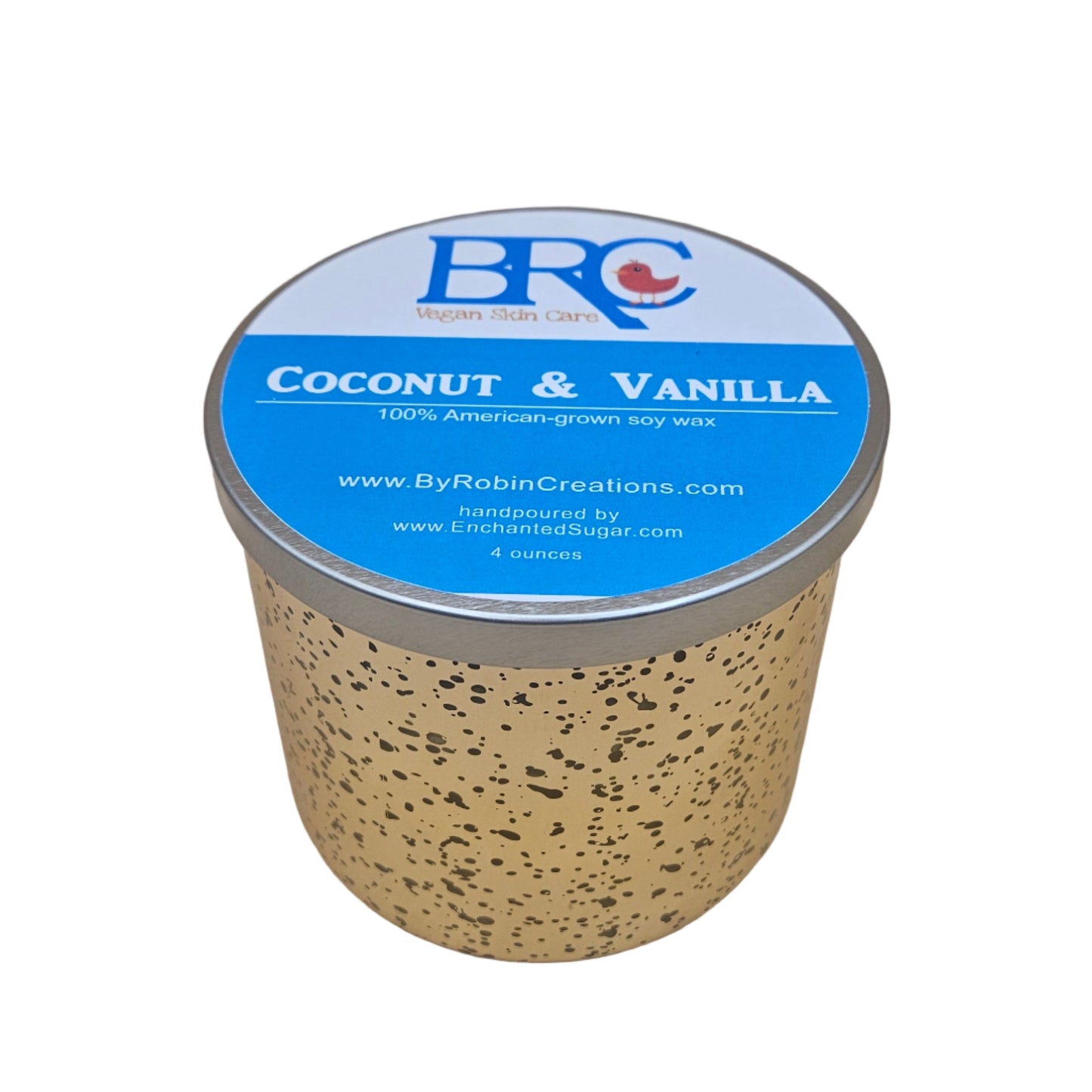 Coconut Vanilla Luminaria Hand-Poured Natural Soy Candle