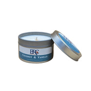 Coconut Vanilla Hand-Poured Natural Soy Candle Tin