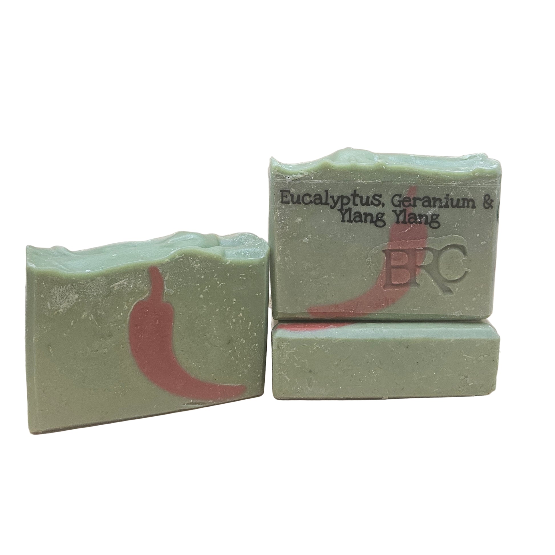 Eucalyptus, Geranium & Ylang Ylang New Mexico Chile Artisan Bar Soap | By Robin Creations 