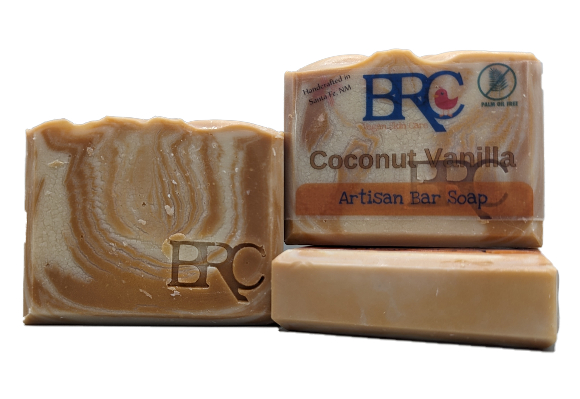 Coconut Vanilla Natural Artisan Bar Soap | By Robin Creations 