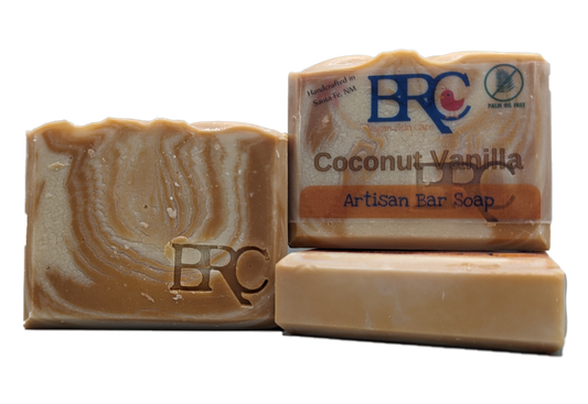  Coconut Vanilla Natural Artisan Bar Soap | By Robin Creations