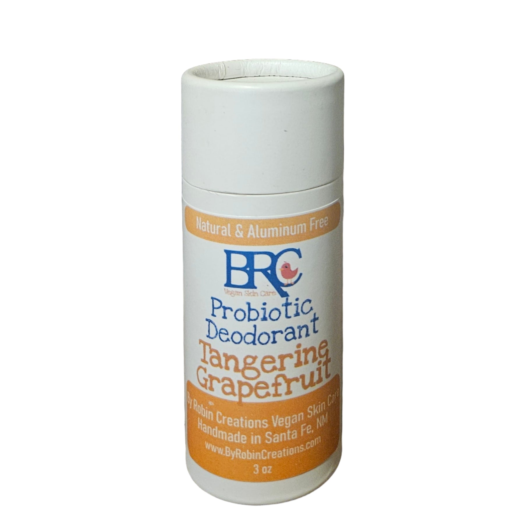 Last Chance! Tangerine Grapefruit Natural Probiotic Deodorant That Actually Works! | By Robin Creations 