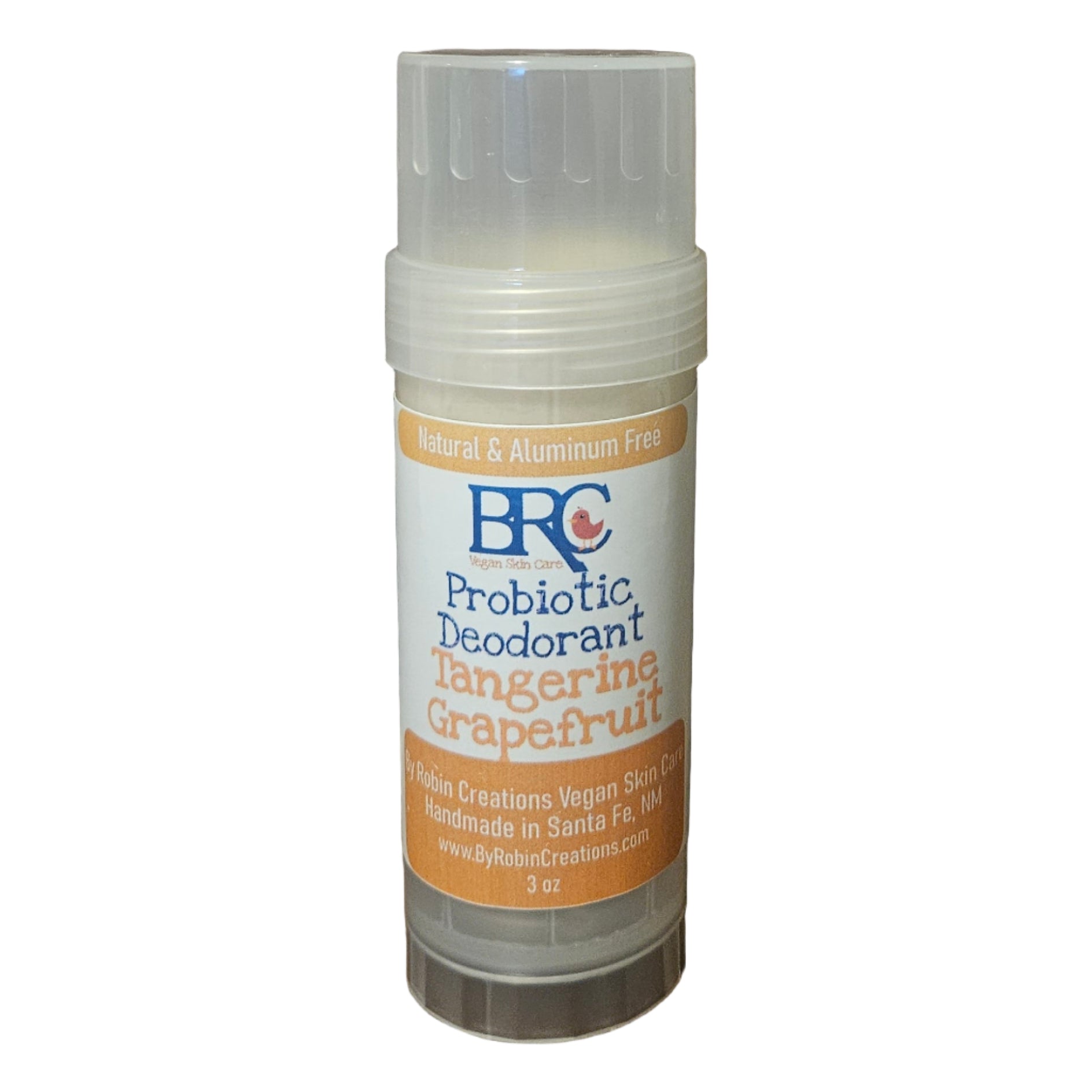 Last Chance! Tangerine Grapefruit Natural Probiotic Deodorant That Actually Works! | By Robin Creations 