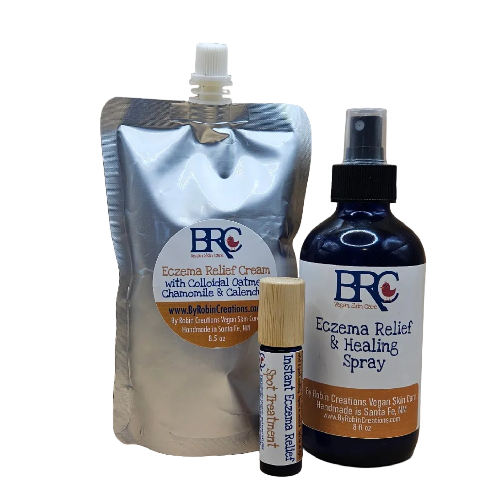 Essential Eczema Relief Set with FREE Eczema Spot Treatment Oil | By Robin Creations 
